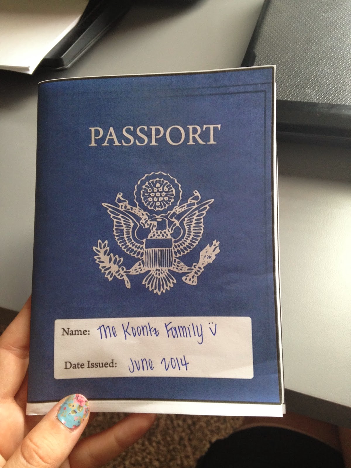 DIY Printable Restaurant Passport!