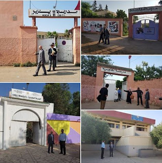 بني ملال: زيارات تفقدية ميدانية للمؤسسات التعليمية لمعاينة أوراش التأهيل