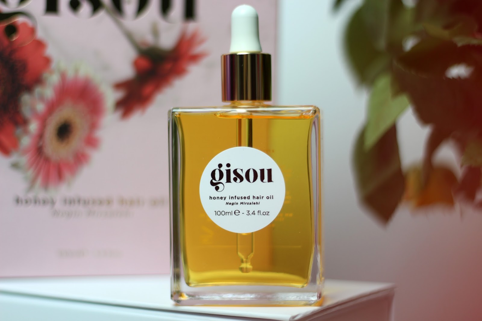 Gisou - honey hair oil by Negin Mirsalehi