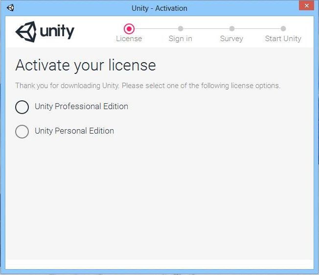 Activate license. Вернуть лицензию Unity.