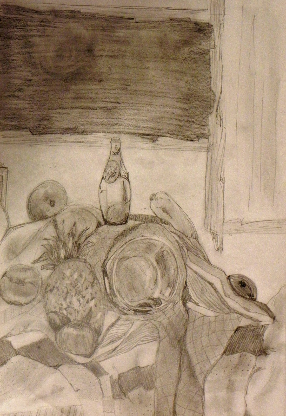 still life drawing human figure