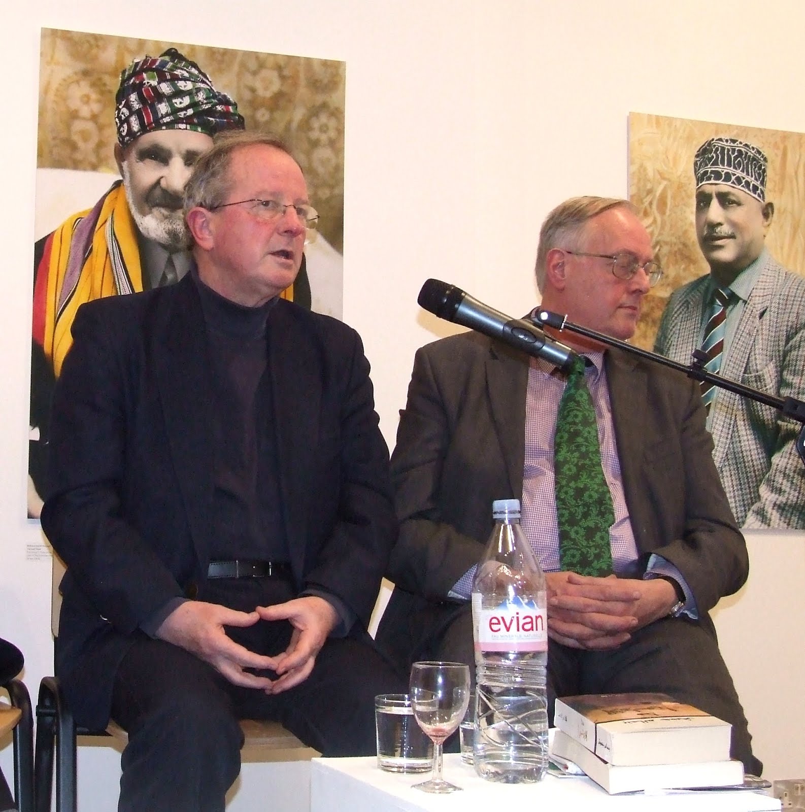 the tanjara Moroccan novelist Bensalem Himmich in discussion with his