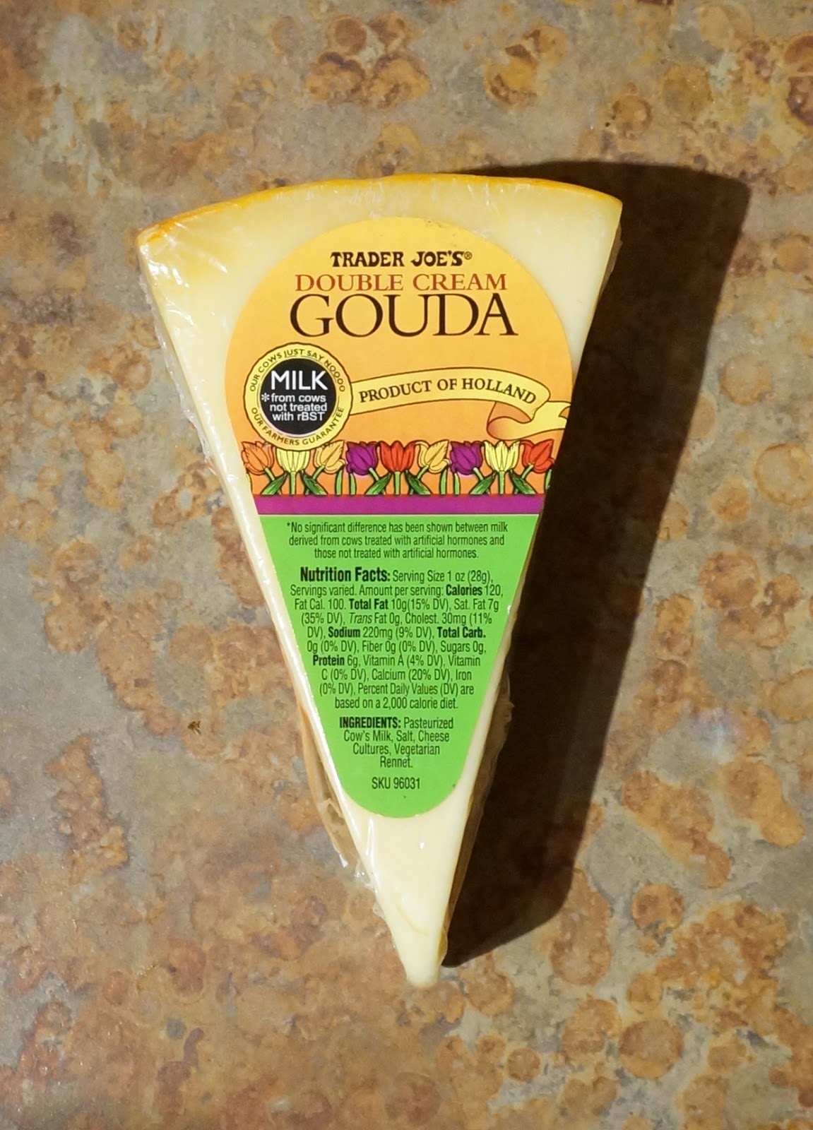 Exploring Trader Joe's: Trader Joe's Double Cream Gouda 