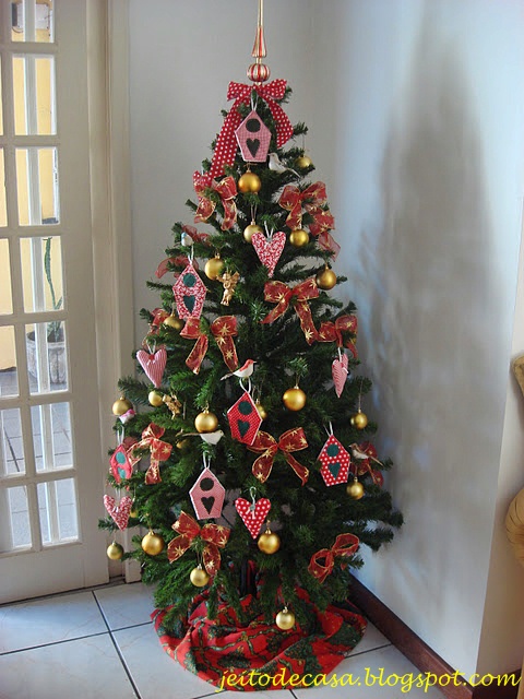 Enfeites de tecido para árvore de natal!!! - Jeito de Casa - Blog de  Decoração e Arquitetura