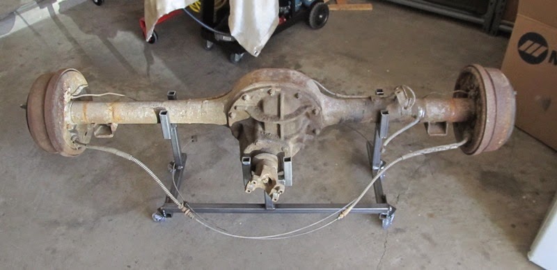 Rear Axle cleaning, painting, and reassembly