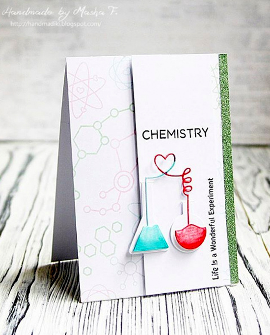 Laina Lamb Design Undeniable Chemistry stamp set and Chemistry Set Die-namics - Masha F. #mftstamps