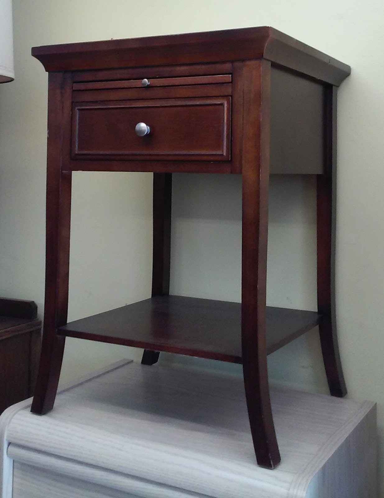 UHURU FURNITURE & COLLECTIBLES SOLD Modern Asian Nightstand with
