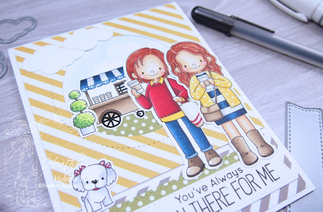 Heather's Hobbie Haven - Friends at First Sip Card Kit