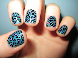 nail zebra cheetah