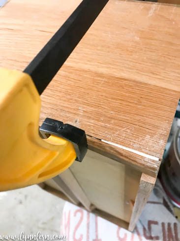 clamp and wood glue