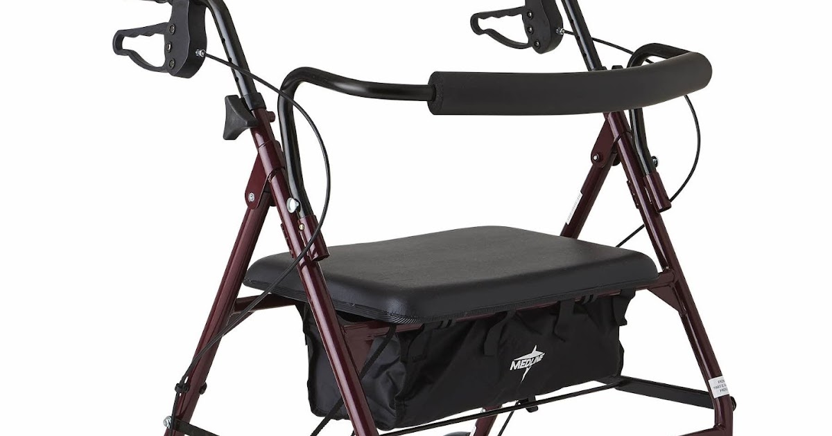 Total Fab FourWheel Rolling Walkers with Seat and Basket