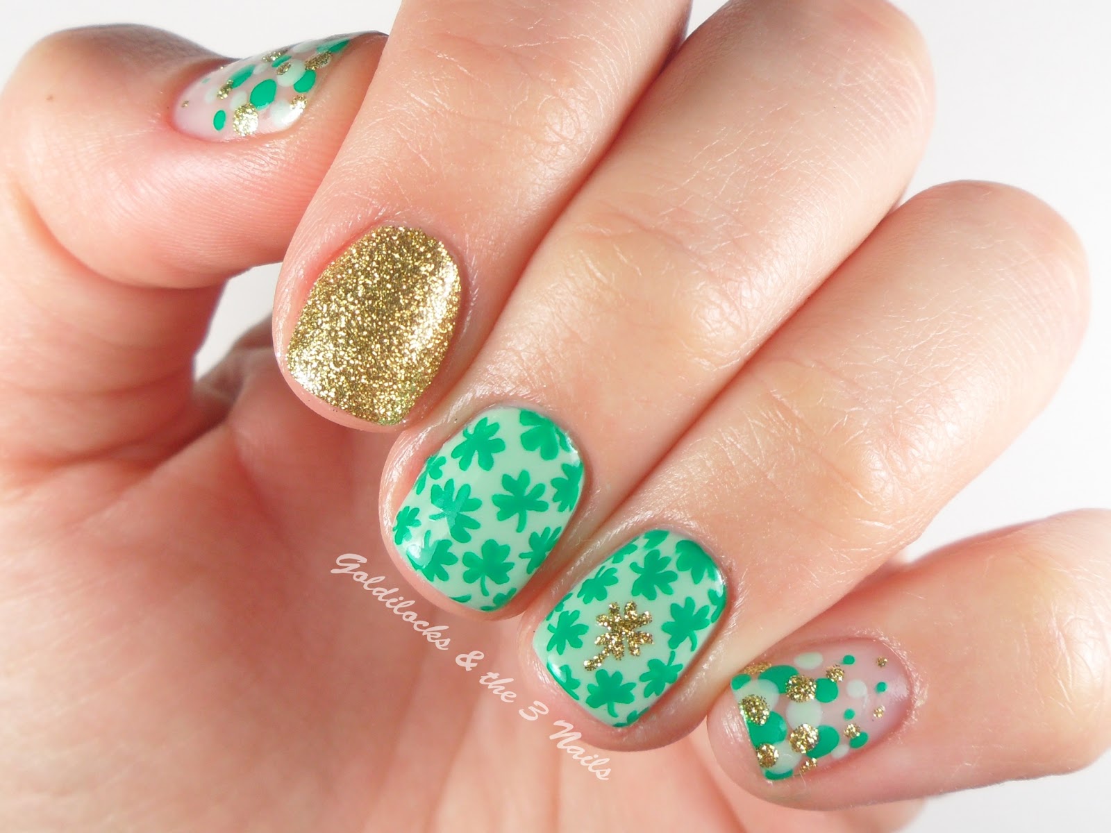 Rainbow Nail Designs for St. Patrick's Day - wide 2