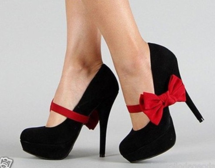 Black And Red Heels