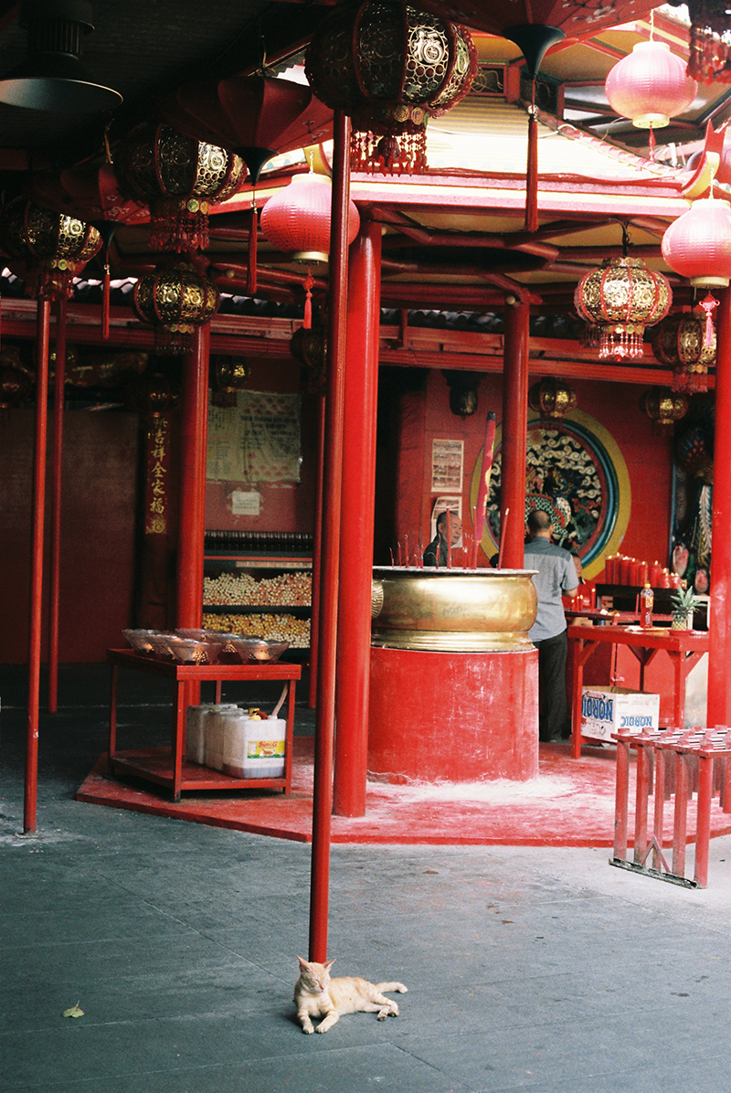 Jin De Yuan Temple, Jakarta, Pentax Spotmatic, Fujicolor C200