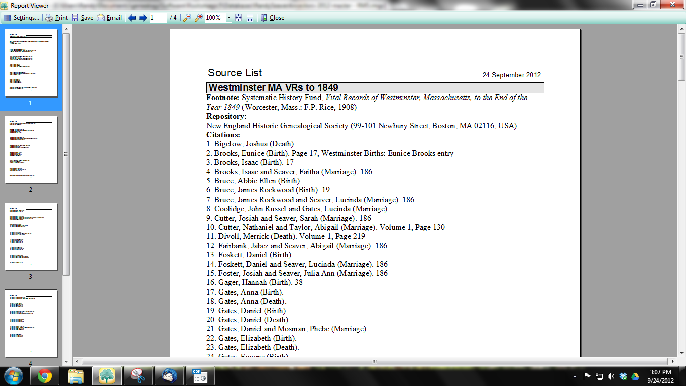 Genea-Musings: Creating a Specific Source List Report in RootsMagic 5