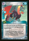 My Little Pony Torch, Greater Wyrm Defenders of Equestria CCG Card