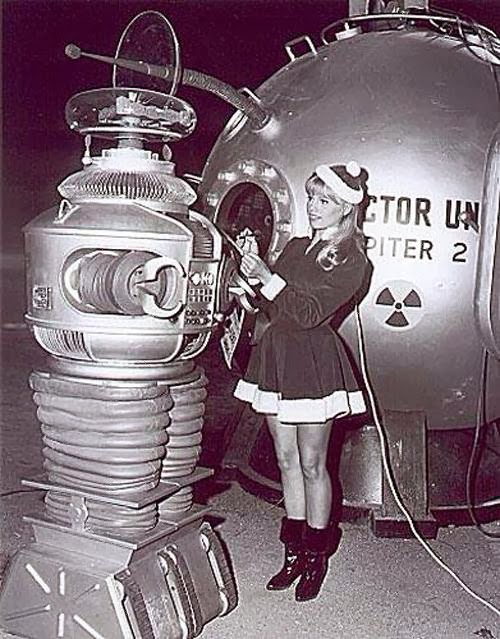 Lost in Space robot marta Kristen Christmas holiday.filminspector.com