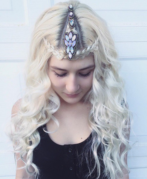comfortable braided headband hairstyles