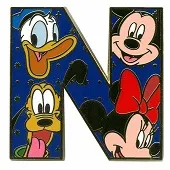 Alfabeto de Mickey, Minnie, Donald y Pluto N.