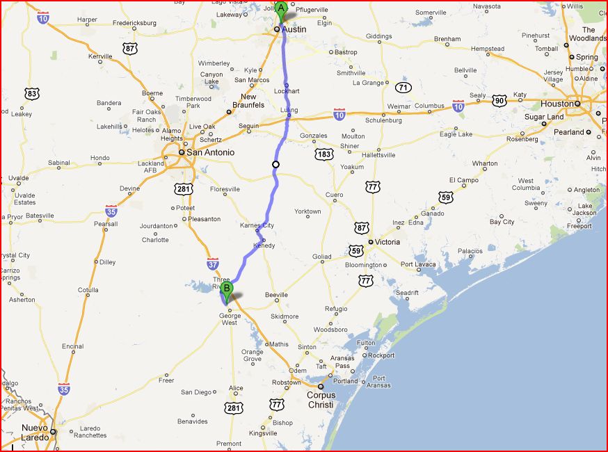 Travel with Kevin and Ruth Near West, Texas