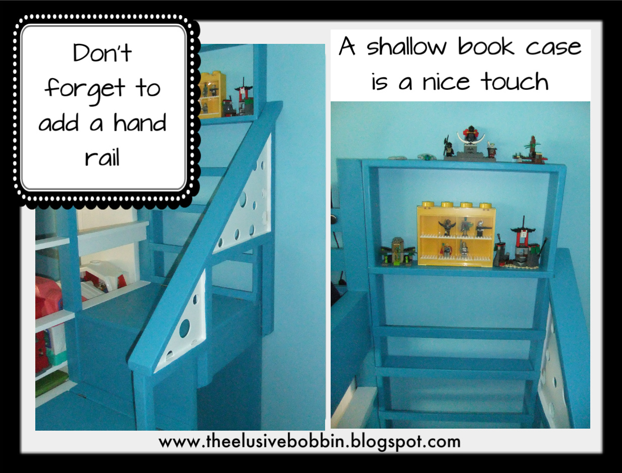 The Elusive Bobbin Free Storage Stairs Plans for a Loft Bed