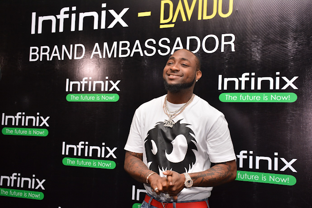 A collaboration of premium entities ? Infinix Mobility Limited signs celebrity music artiste, Davido as brand ambassador