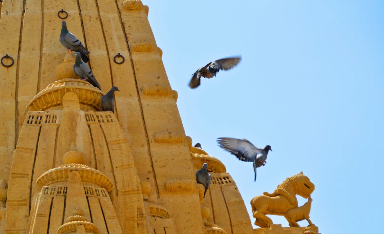 temples of Jaisalmer Rajasthan thar desert lodhurva jain