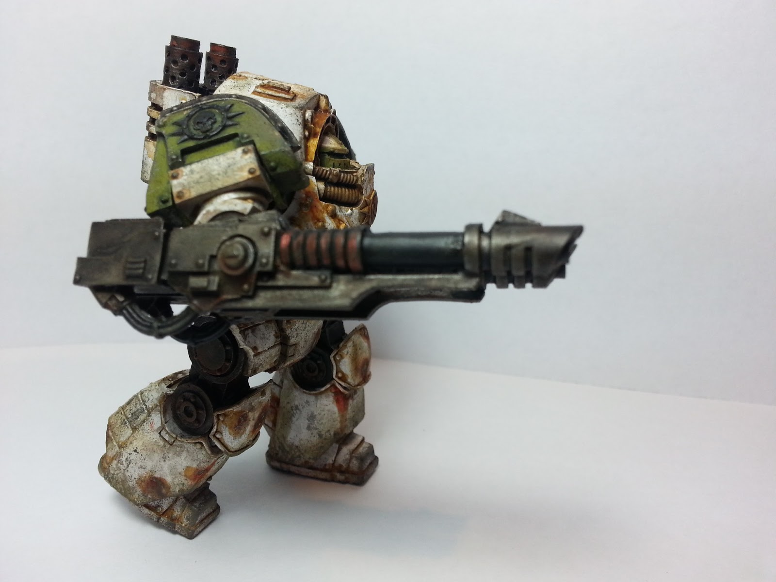 The Odd Stop Paint Job Death Guard Contemptor Dreadnought