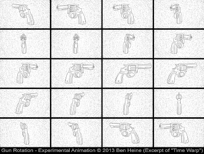 Time Warp Animation frames by Ben Heine - 2013