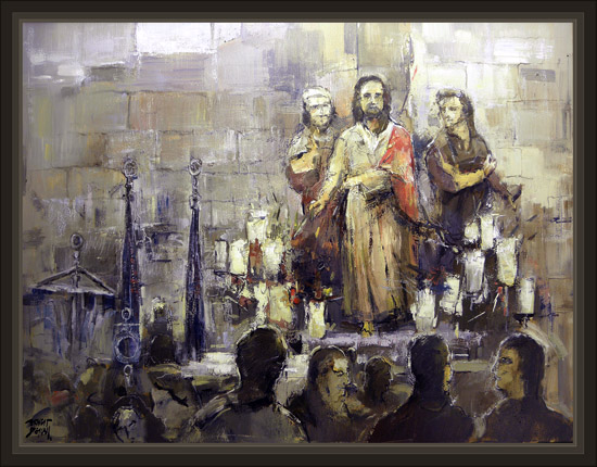 SEMANA SANTA-PASOS-IMAGENES-TARRAGONA-PINTURAS-RELIGIOSAS-PINTOR-ERNEST DESCALS-