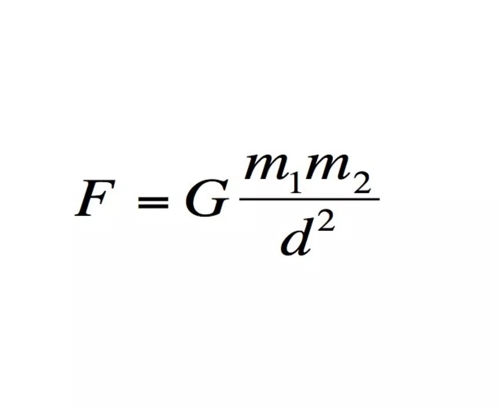 F притяжения формула. Теория тяготения Ньютона формула. Классическая теория тяготения Ньютона формула.