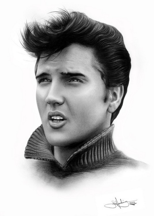 El arte es su máxima expresión : Famosos en dibujos a lápiz John Harding