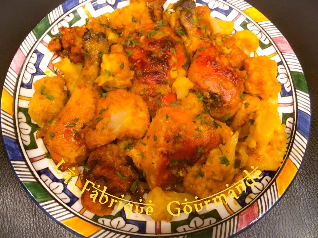 La Fabrique Gourmande Tajine de Poulet aux de Chou Fleur