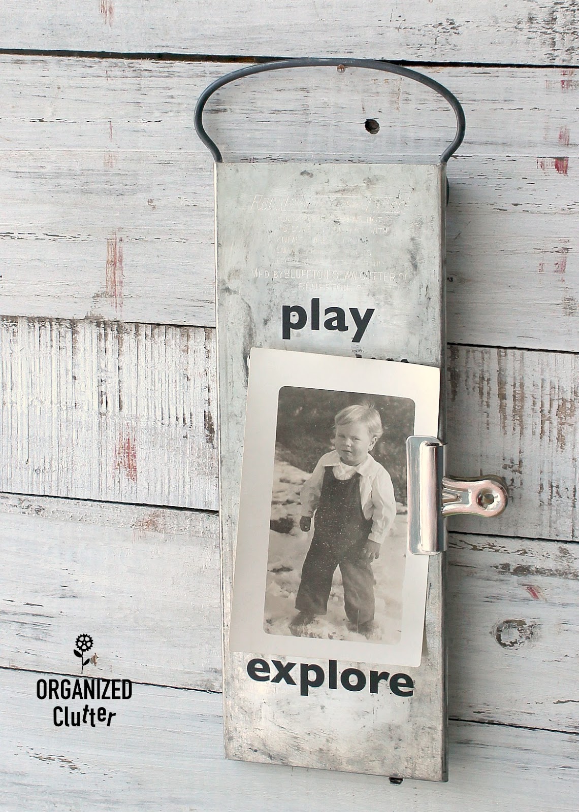 Grater/Slaw Cutter Photo Display Ideas Organized Clutter