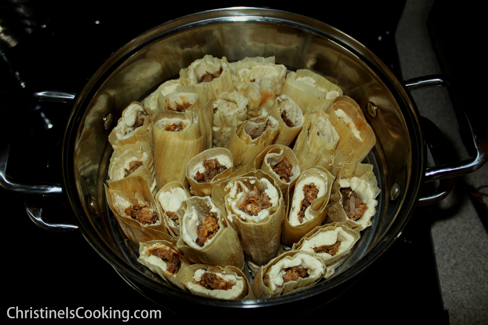 christineiscooking.com: Crock Pot Tamales (easy step by ...