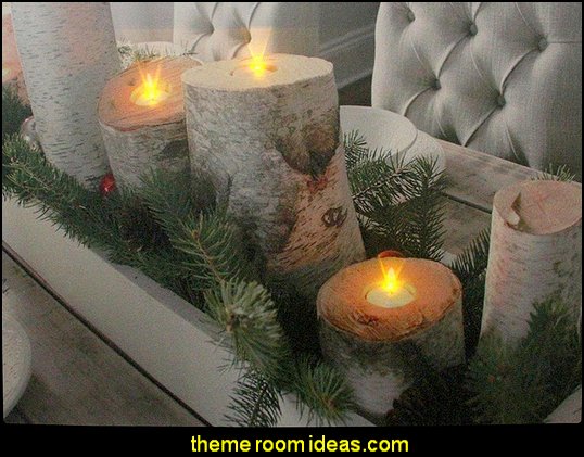 woodland birch christmas candles rustic christmas decorating ideas rustic christmas decorations vintage rustic - Birch Christmas Decorations woodland birch christmas candles rustic christmas decorating ideas rustic christmas decorations vintage rustic - Birch Christmas Decorations