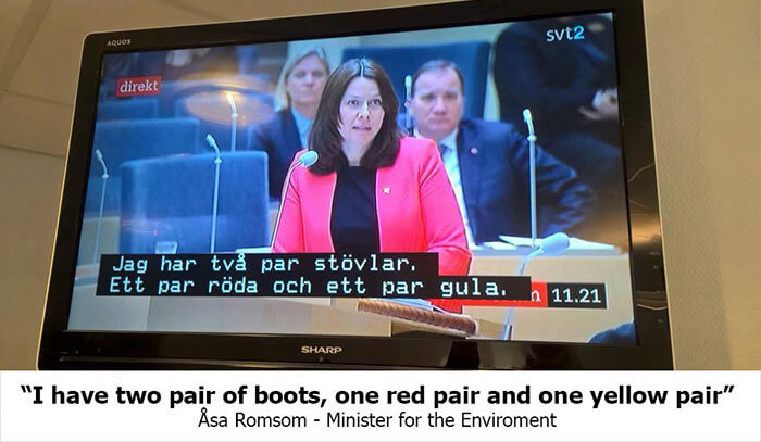 Swedish TV Puts Subtitles From A Children’s Show Over A Political Debate By Accident, And It’s Amazing