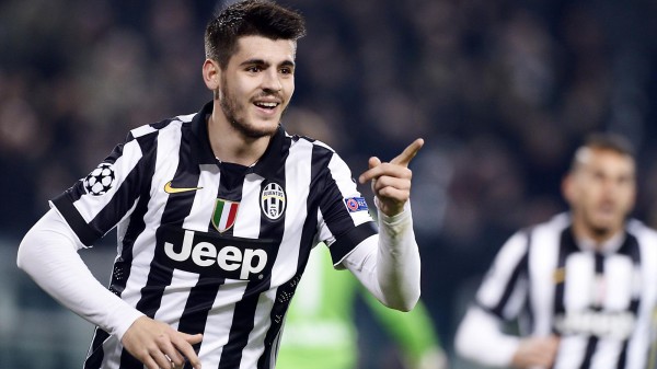 Dani Alves to Juve, Morata to Madrid - Juventus transfer news roudup Alvaro Morata celebrates goal for Juve - Juvelution