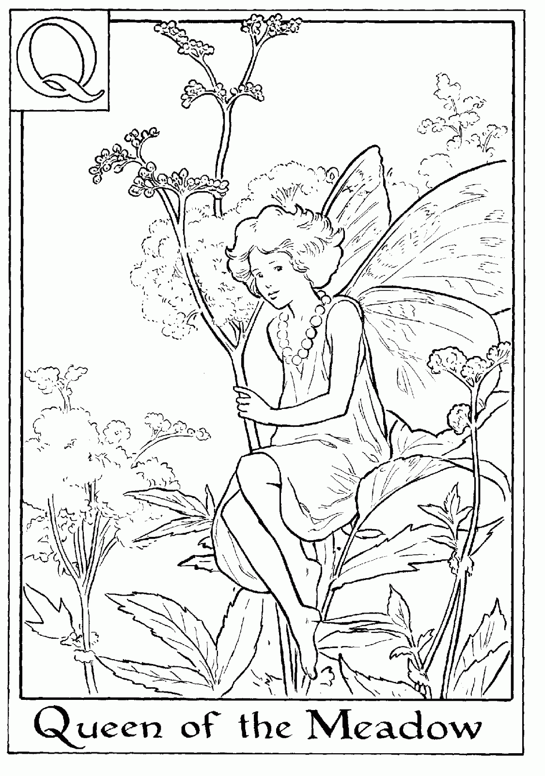 fairies coloring book pages - photo #50