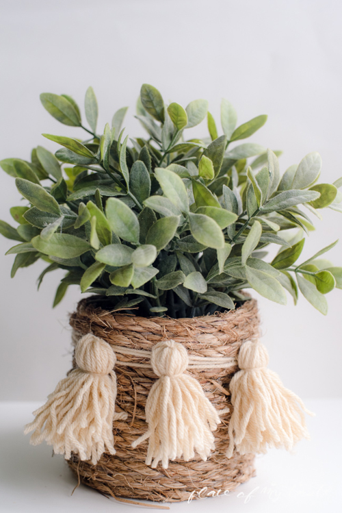 IHeart Organizing: UHeart Organizing: A Darling DIY Rope Basket