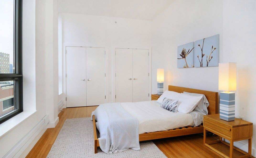 Modern minimalist bedroom design ideas and furniture + 50 photos