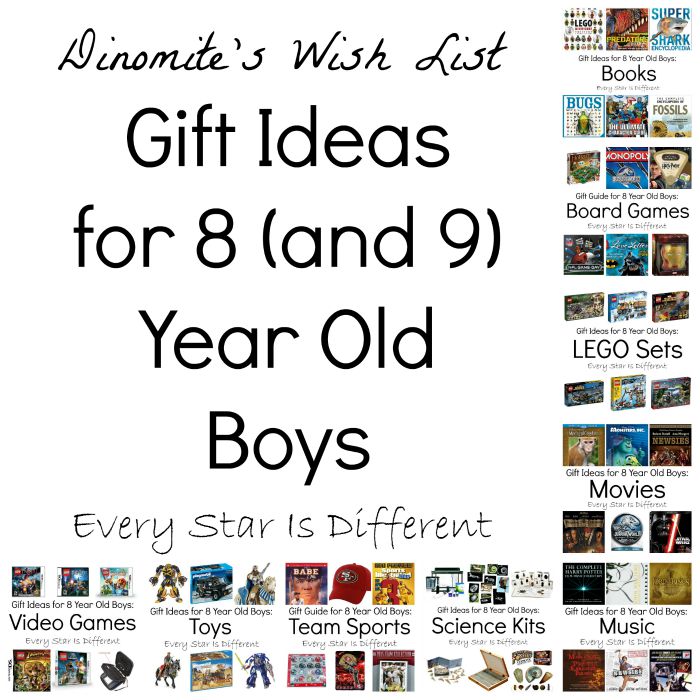 gift list for boy