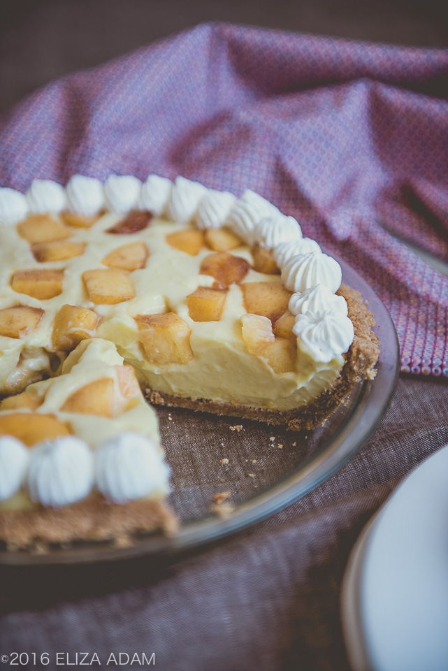 Notes from My Food Diary Peaches and Cream Pie