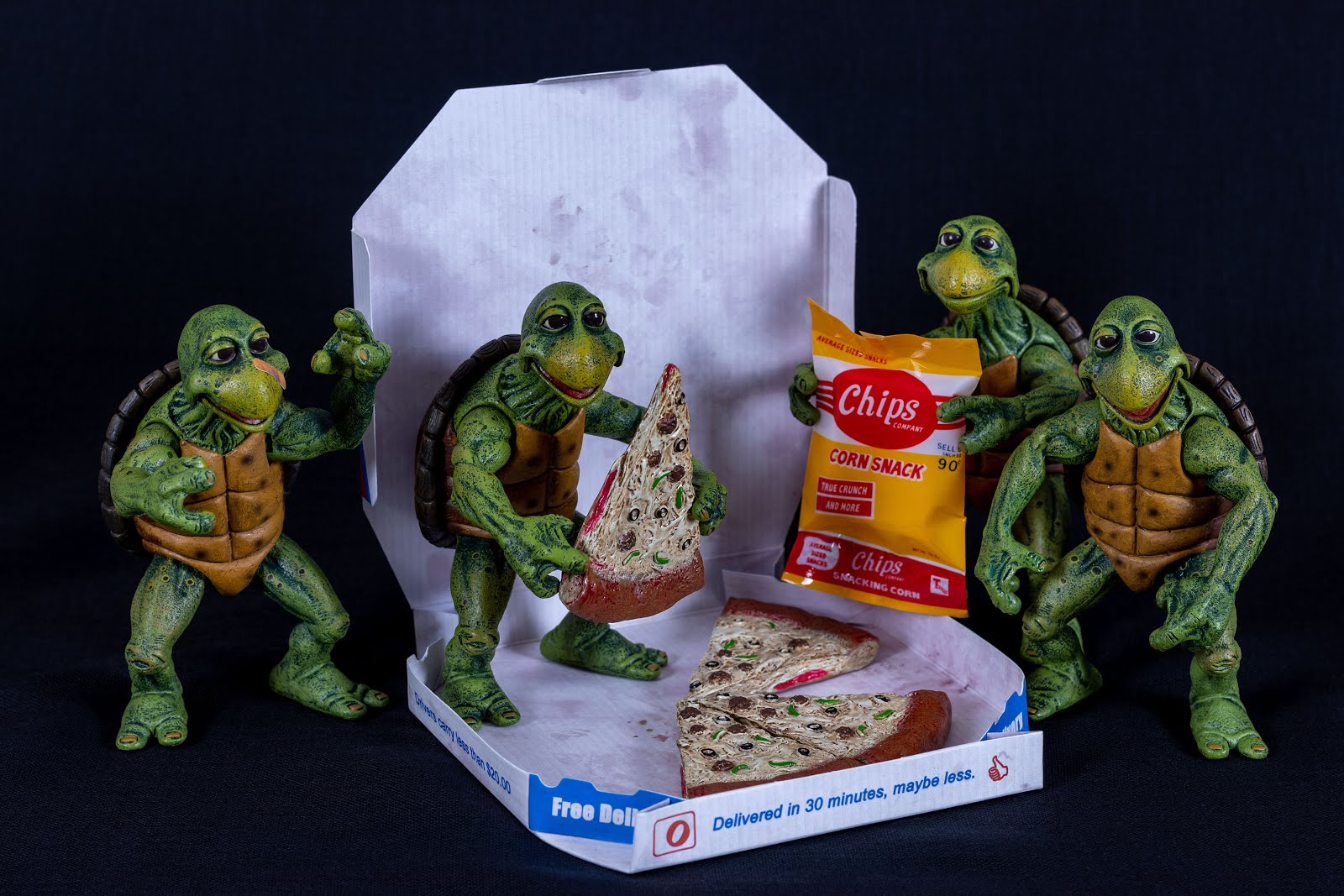 Doons Dungeon NECA TMNT Baby Turtle Accessory Set Review + NECA Mikey pics