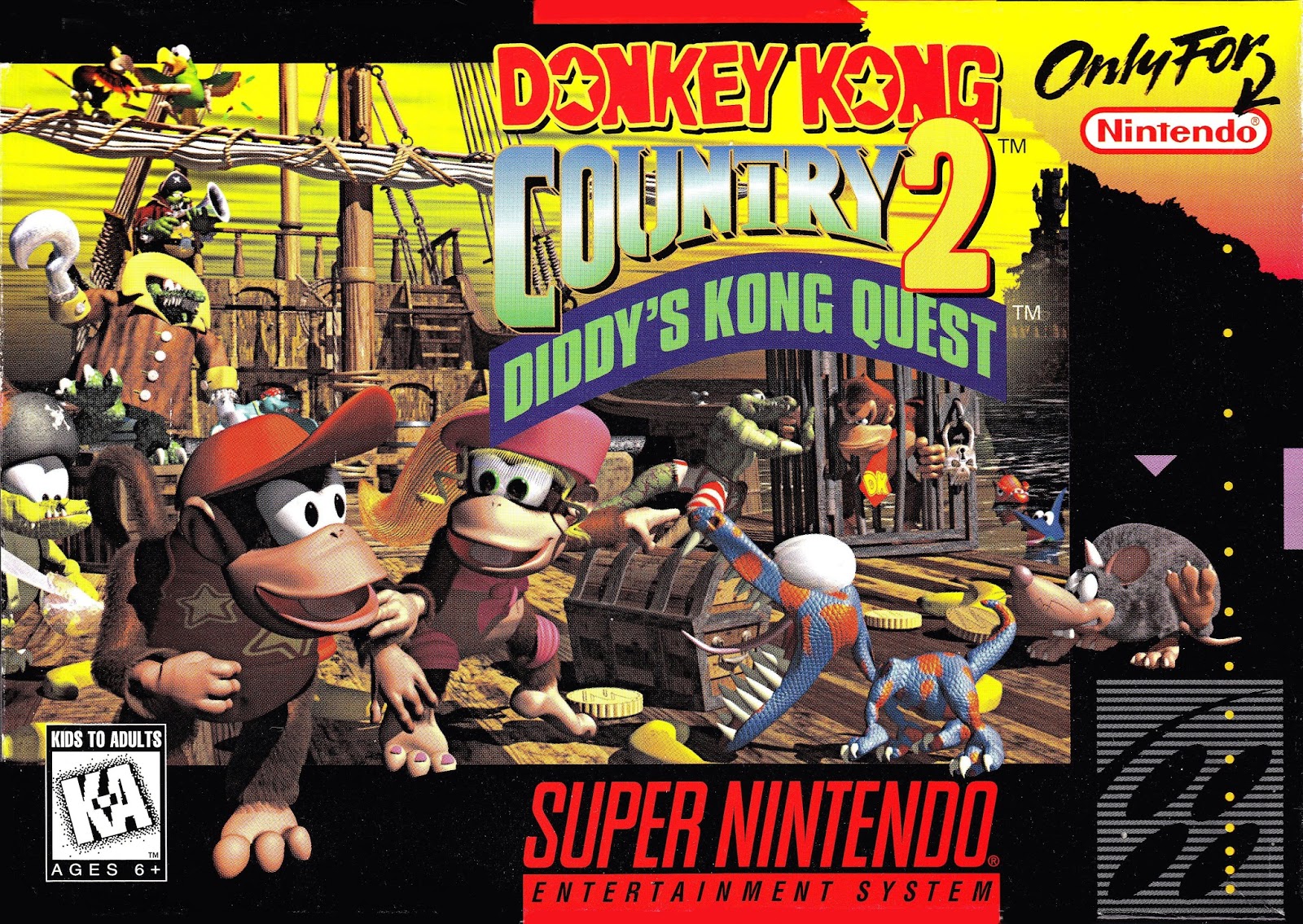 Leave Luck To Heaven Donkey Kong Country 2 Diddy's Kong Quest