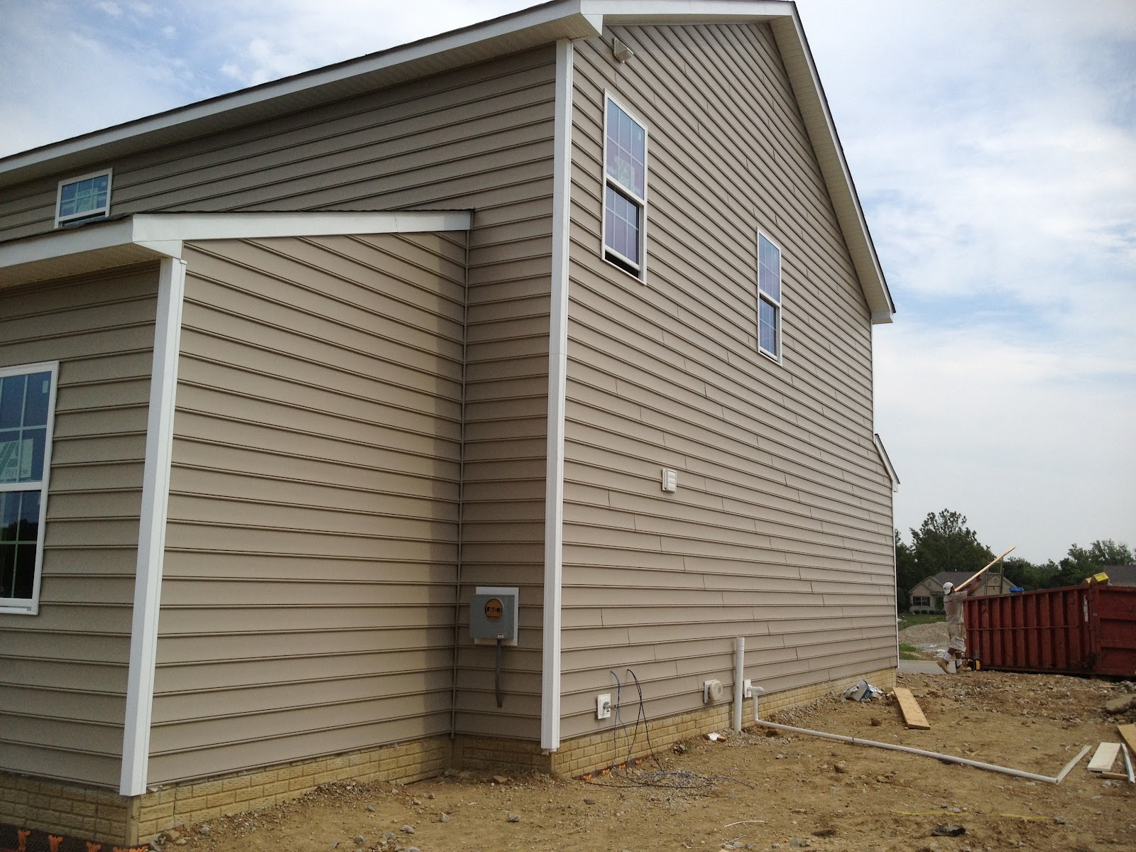 Our Building with Ryan Homes Venice Yeah, Siding!!