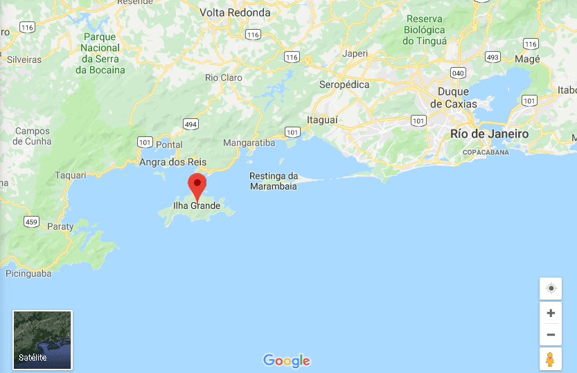 google maps ilha grande rio de janeiro paraty