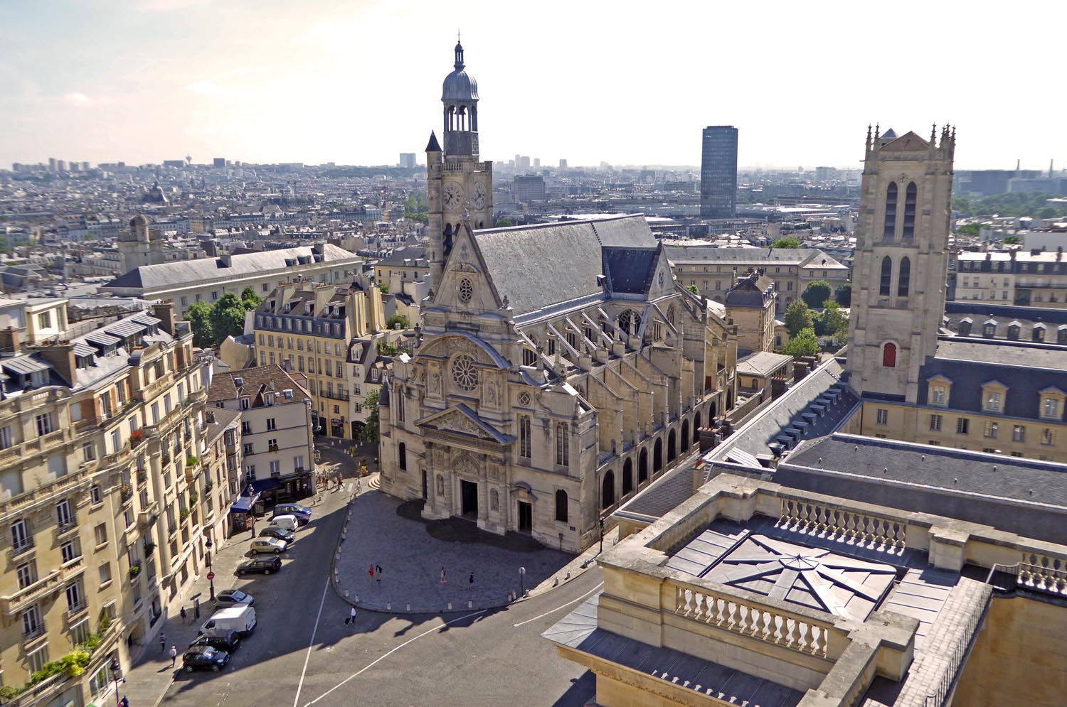 Eglise Saint EtienneduMont,church,nears the Pantheon, Old town, Paris 5, France Stock Photo