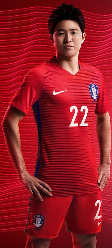 韓国代表 2016-17 ユニフォーム-ホーム