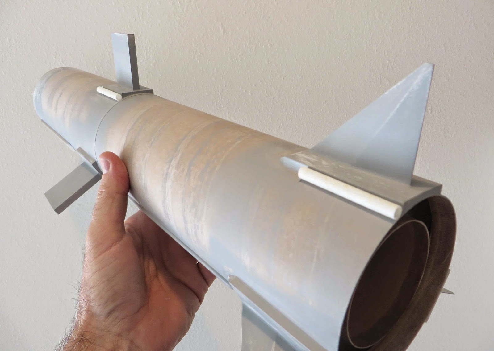 Model Rocket Building TLP Pershing K046 Build, Part 39, Launch Lugs